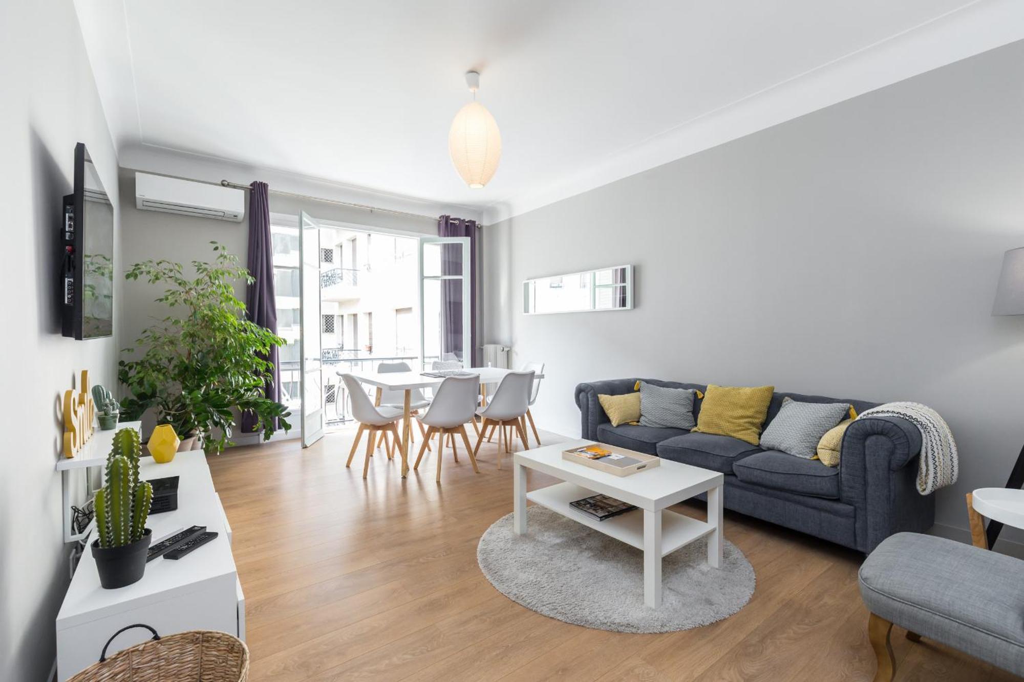 Ultra Central Large 2 Bdr Near Massena Square Nice Luaran gambar