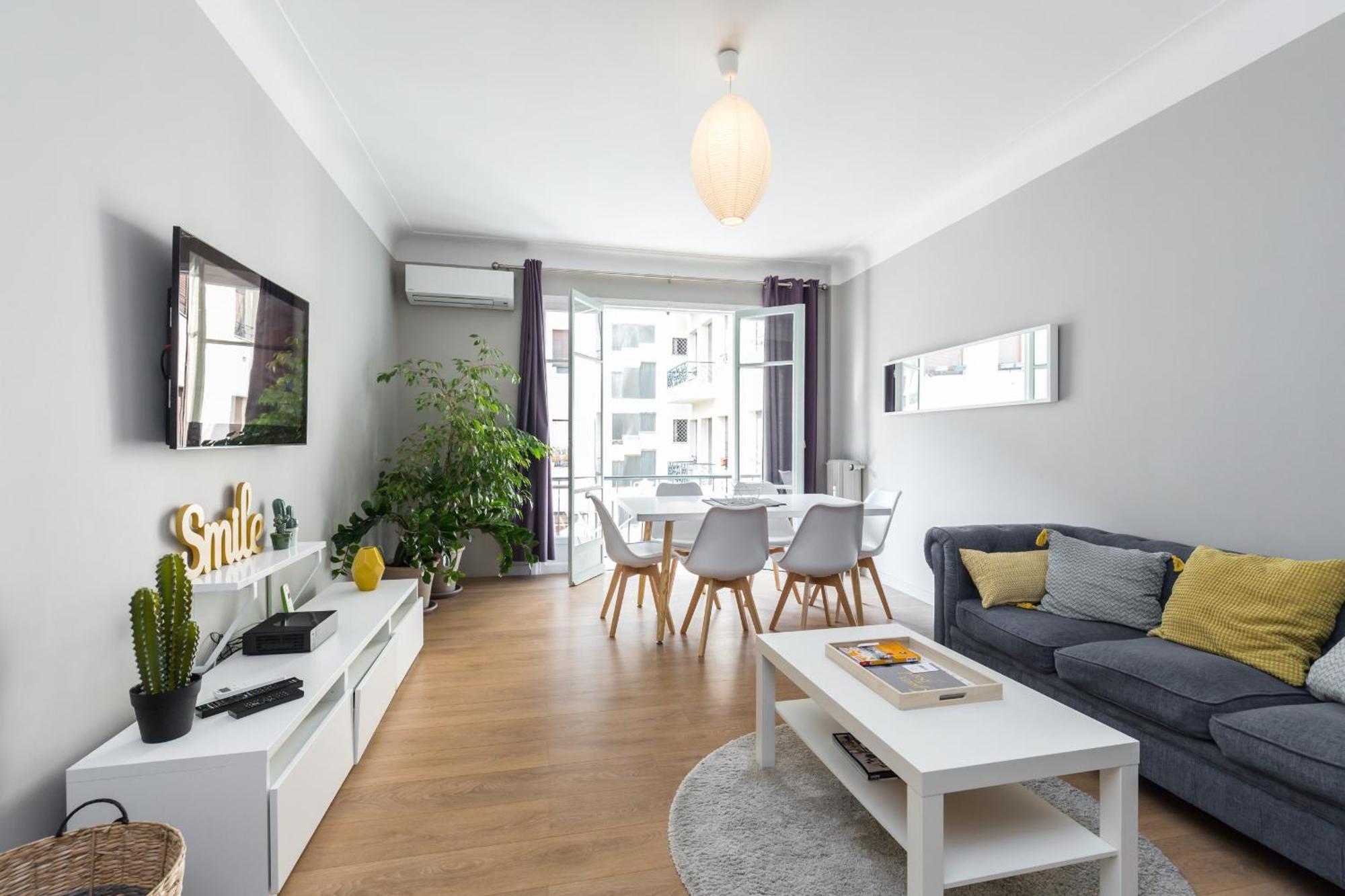 Ultra Central Large 2 Bdr Near Massena Square Nice Luaran gambar